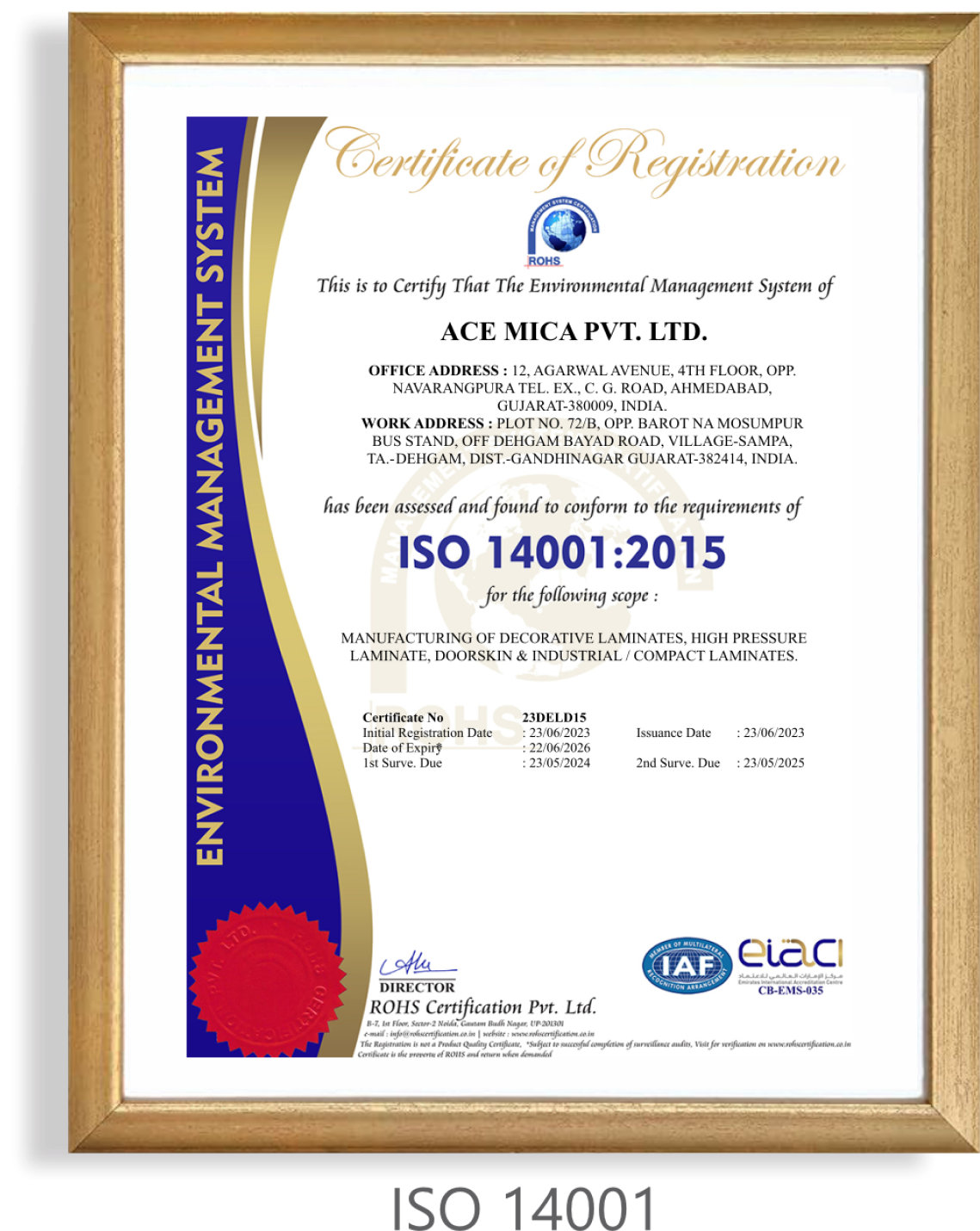 Certification and Awards